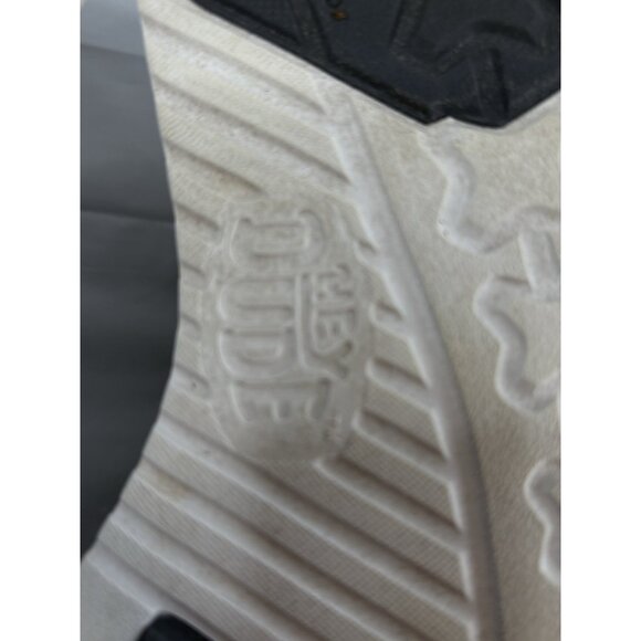 Hey Dude Sirocco Alta Glitter Shine Womens 10 Black White Comfort Shoes Slip On - Picture 15 of 16